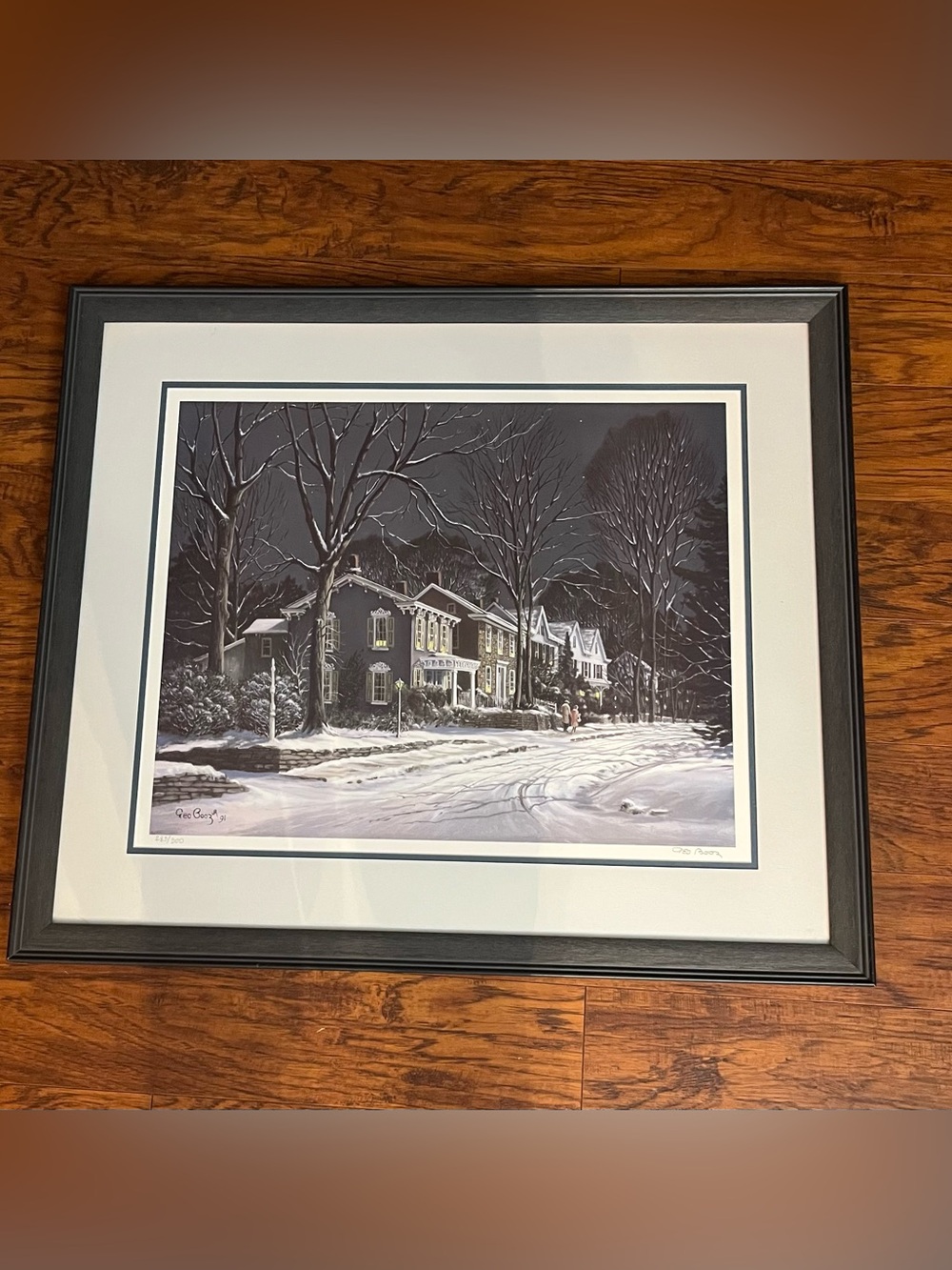 Aquetong Road, Carverville, PA Print w/COA & Signed/Numbered 281/500 George Booz